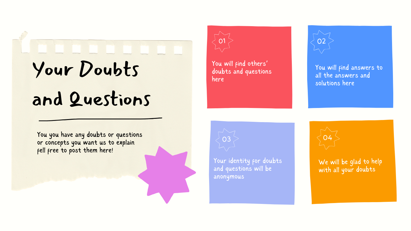 doubts and questions PE BCSE