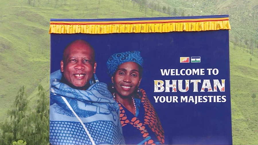 Lesotho King becomes the first State Visit of a Head of State of an African nation to Bhutan.